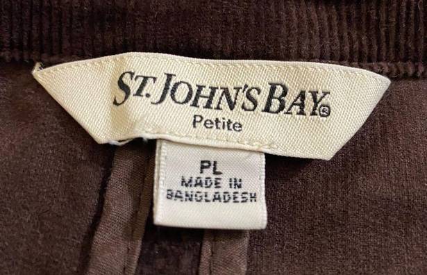 St. John’s Bay  Corduroy Jacket Brown PL