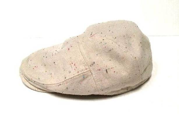 Krass&co Henschel Hat . Newsboy/Golf speckled tan cap L