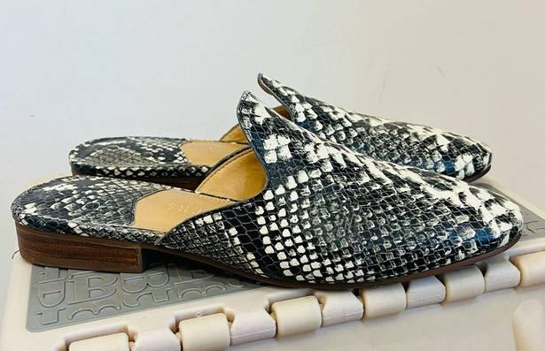 Jack Rogers  Delaney Snake Print Women's Slip-On Mules size 6.5