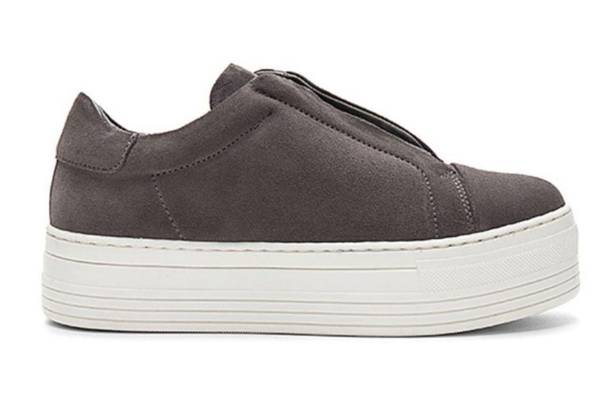 All Saints Aya Suede Platform Slip On Sneaker 38/8