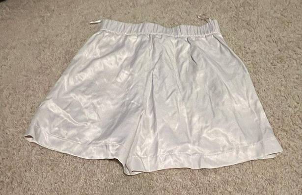 ZARA soft gold satin effect pleated shorts never worn