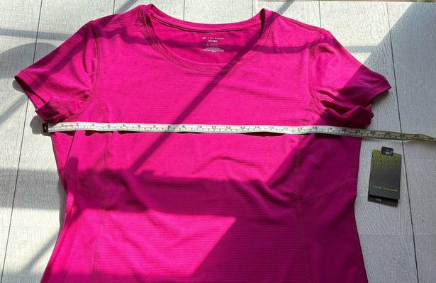 Tek Gear  DryTek Pink Short Sleeve Workout Shirt Size XL NWY