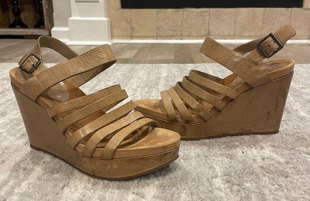 Eileen Fisher  Strappy Platform Wedge