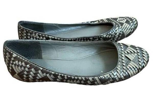 Rebecca Minkoff  silver metallic flats sz 7