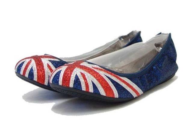 JACK Union  foldable flats shimmer brit