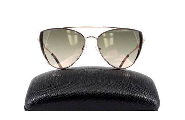 Oscar de la Renta Designer  Gold Cat Eye Aviator Sunglasses Jordana Summer