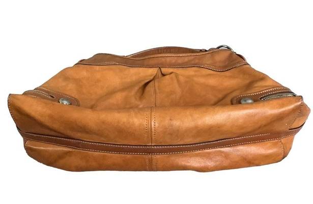 DKNY  Brown Leather Hobo Shoulder Bag.