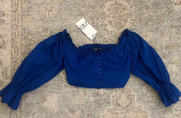 ZARA Blue Top