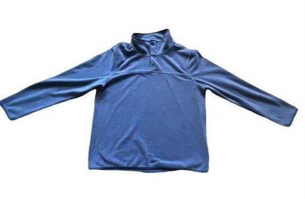 32 Degrees Heat Midweight Snap Arctic Fleece Pullover Size M