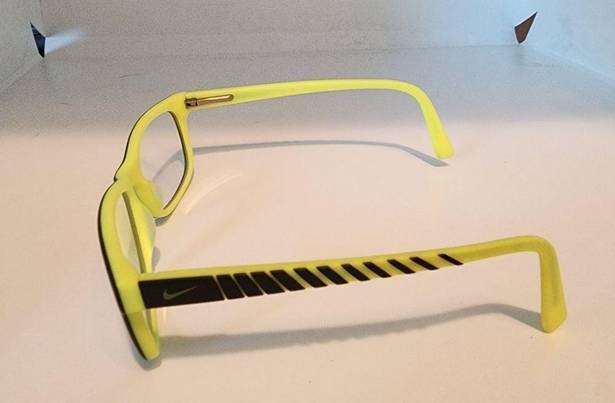 Nike  Yellow & Black Prescription Glasses Frames, Case, & Cleaning Cloth