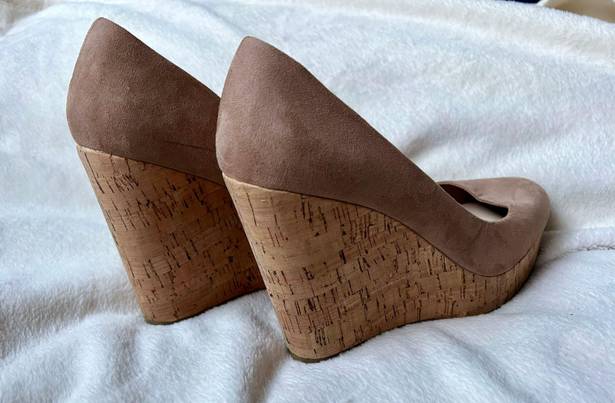 Forever 21 Suede Wedge Platform Heel