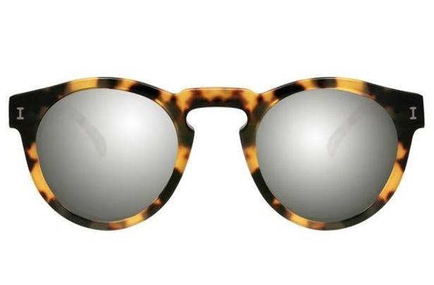 illesteva  leonard silver lens sunglasses