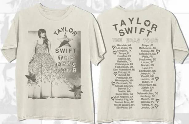 Taylor Swift The Eras Tour Photo Oversized T-Shirt