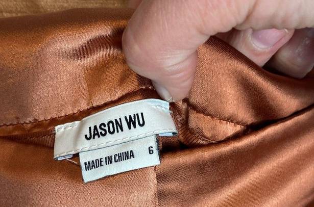 Jason Wu  satin wide leg dress pants