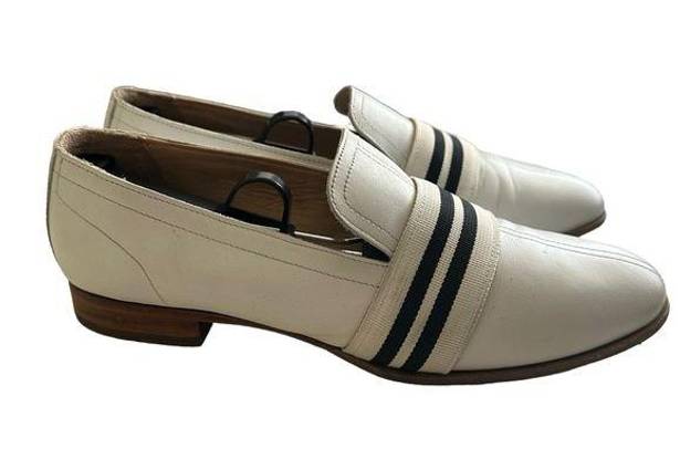 Rag and Bone  Leather Loafers Women's 40/10 White Black Slip On