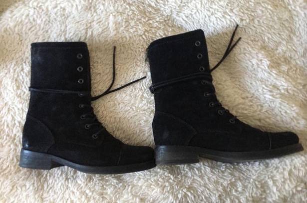 ALLSAINTS Genuine Suede Booties