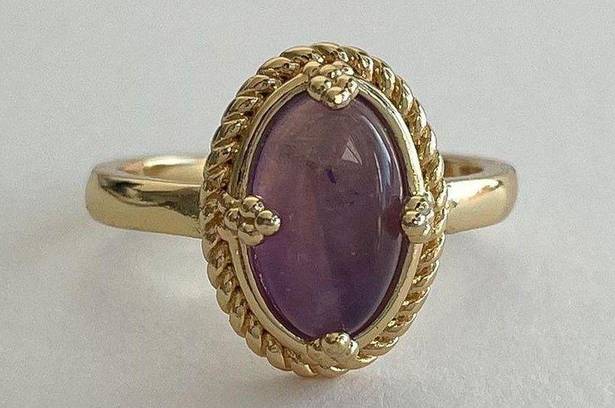 Amethyst Established Jewelry Gold Victorian Purple  Ring