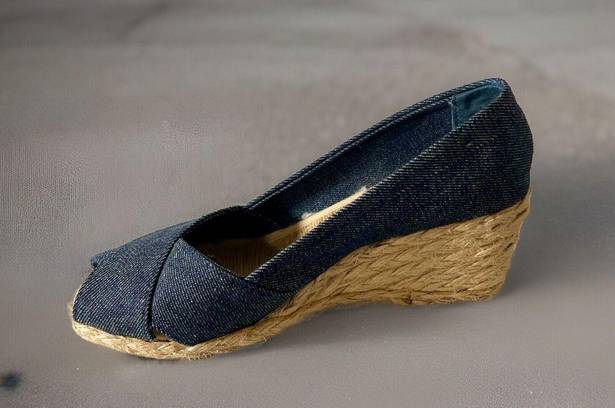 Ralph Lauren Cecilia Espadrille  Denim  Wedges