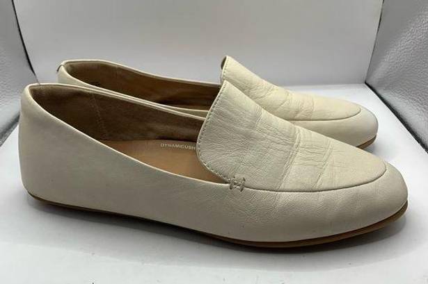 FitFlop   Leather white Slip on Penny Loafers Kiltie Womens Size US 10 comfort