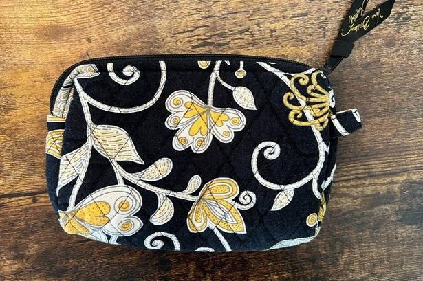 Vera Bradley RETIRED:  | Yellow Bird pattern makeup bag