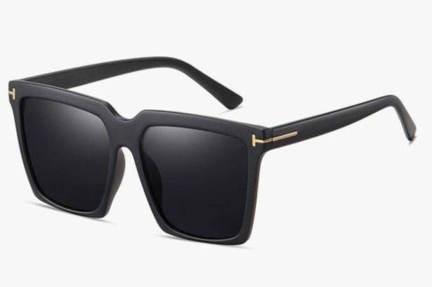 Frame Large  square sunglasses in black