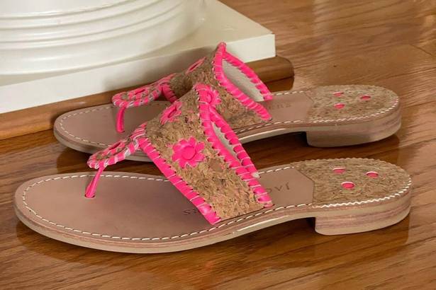 Jack Rogers Women’s Cork and Leather Flip Flops