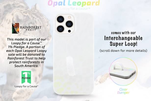 Loopy Opal Leopard iPhone 13 Pro Case