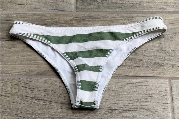 Tigerlily  green stripe bikini bottom