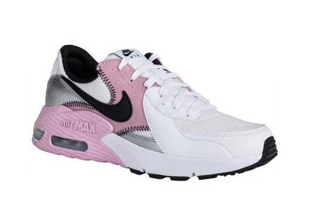 Nike  Air Max White Black Pink Silver Sneakers CD5432-109 Womens Size 8