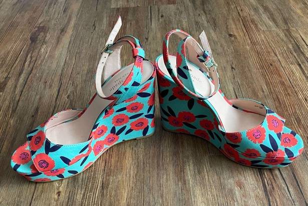 Kate Spade  Dellie Floral Wedges