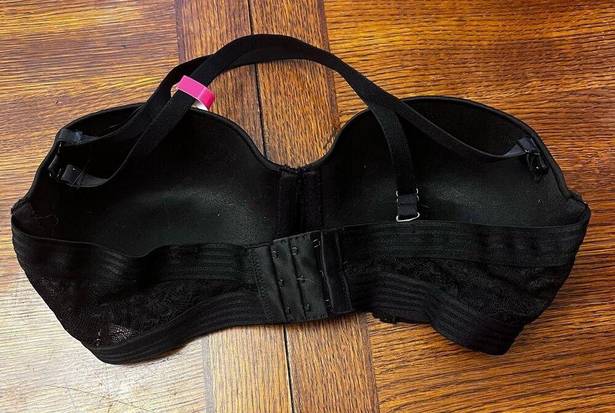 Maidenform  Convertible Multiway Push-Up Strapless Bra Size 36D Black