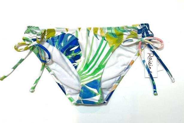 Raisin's  BLUE Juniors' Palm Bikini Swim Bottom Sm