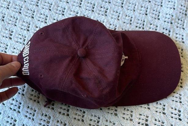 Sand Cloud  burgundy red hat