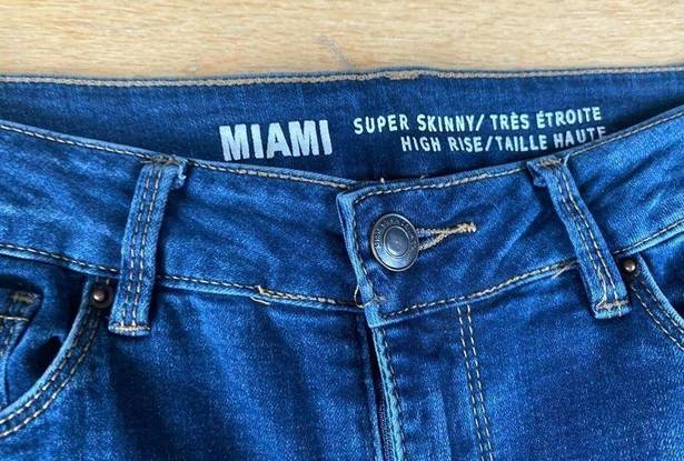 Miami  skinny high rise jeans size 9