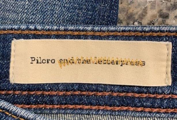 Pilcro and the Letterpress Women's Anthropologie Hyphen Pilcro Denim Blue Jeans Size 25 EUC #6338