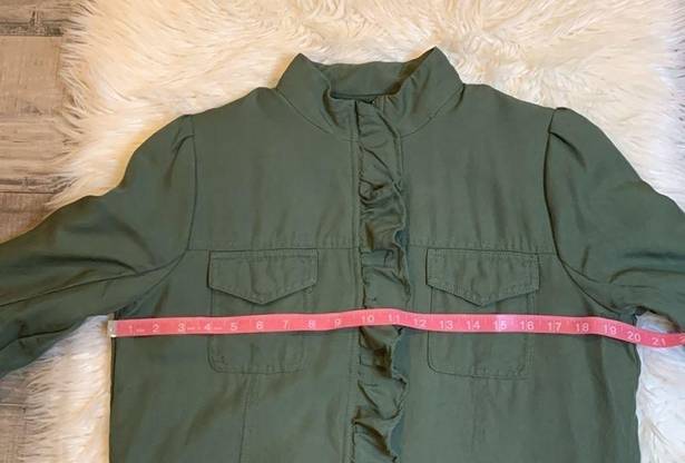 Gold Hinge Hinge Seattle feminine utility jacket army green M