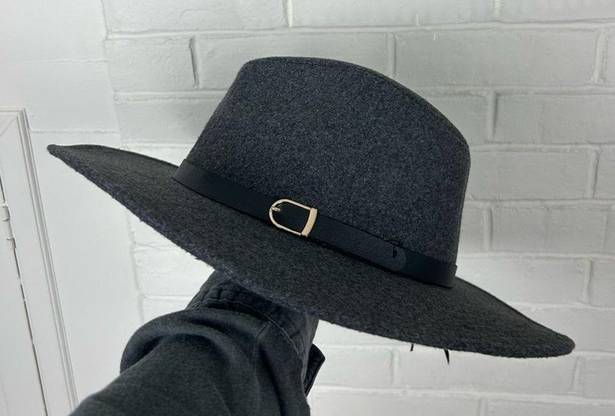 Torrid  Grey Wool Blend Melton Felt Hat Fedora Size M/L