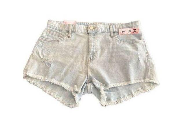 New York Laundry  Vintage High Rise Light Wash Womens Denim Shorts size 13