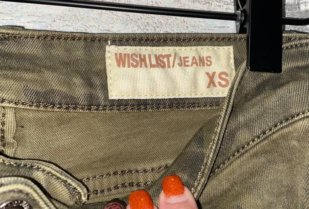 Wishlist Camo Cropped Jeans XS Ladies Womens