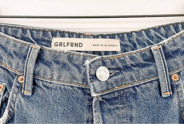 GRLFRND NEW  Amanda Mid Rise Straight Jeans Abbot Kinney