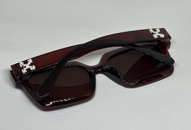 Brown Squared UV Protection Sunglasses