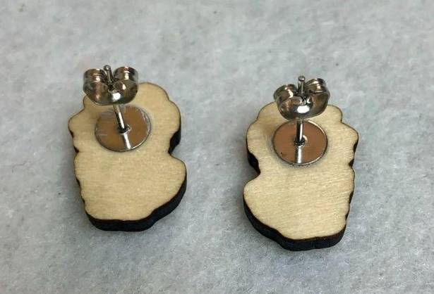 Nintendo Zelda Toon Link Wooden Earrings