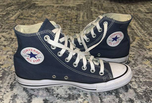 Converse Navy High Top Sneakers