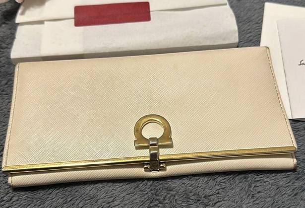 Salvatore Ferragamo  leather long wallet