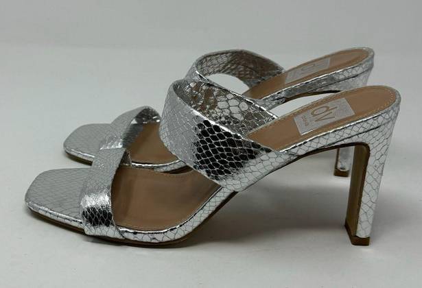 Dolce Vita Selsta Mule Sandal In Silver Size 7