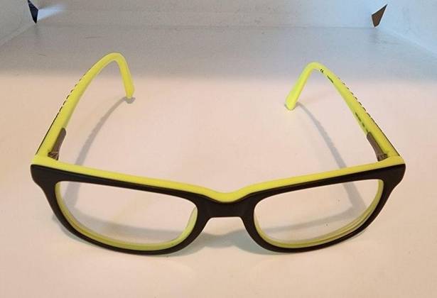 Nike  Yellow & Black Prescription Glasses Frames, Case, & Cleaning Cloth