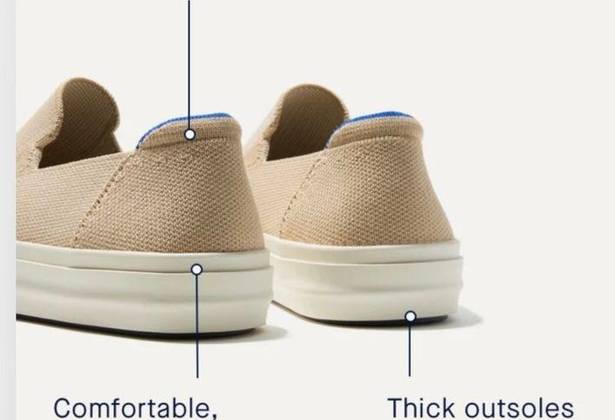 Rothy's new Rothy’s ➤ The City Slip On Sneakers ➤ Wheat ➤ 9M 10.5W ➤ Sustainable Recycle