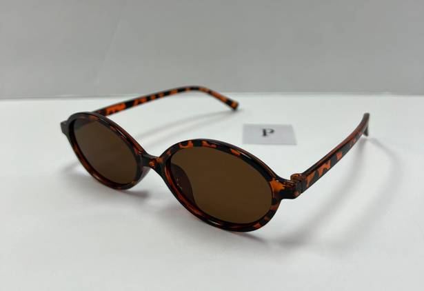 Small Retro Oval Sunglasses / Leopard Oval Sunglasses Multi