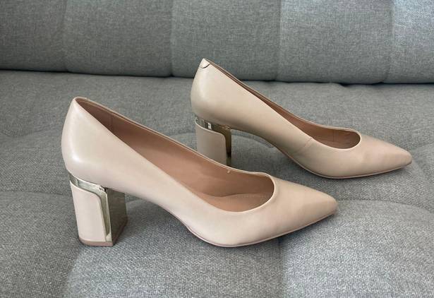 DKNY Nude Pointy Heels