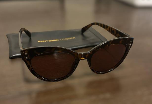 Saint Owen x Curateur Wylde Tortoise Shell Sunglasses Black